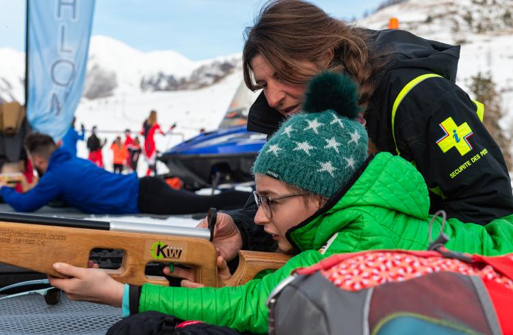 Découverte du biathlon à Larche - Découverte du biathlon à Larche