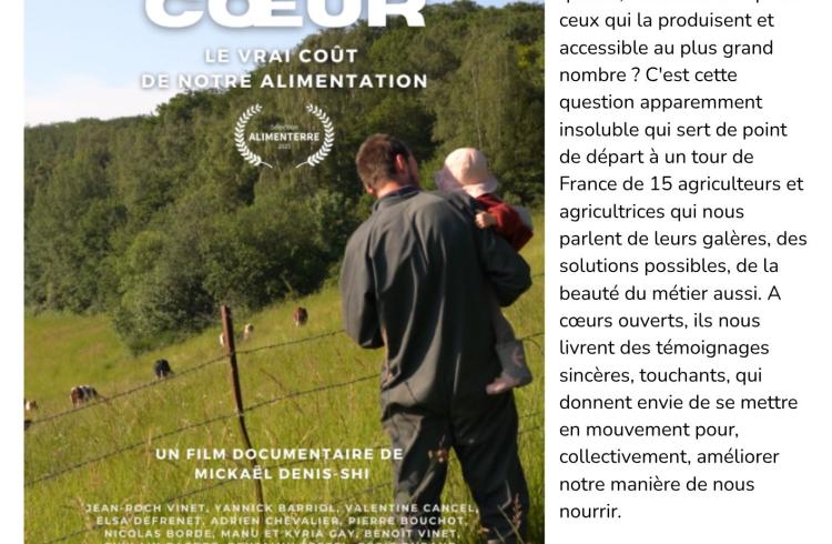 Projection du film "Leurs champs du cœur" à l'Alternateur_Seyne - Affiche