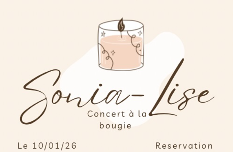 Soirée concert à la bougie au Séréna_Seyne - affiche
