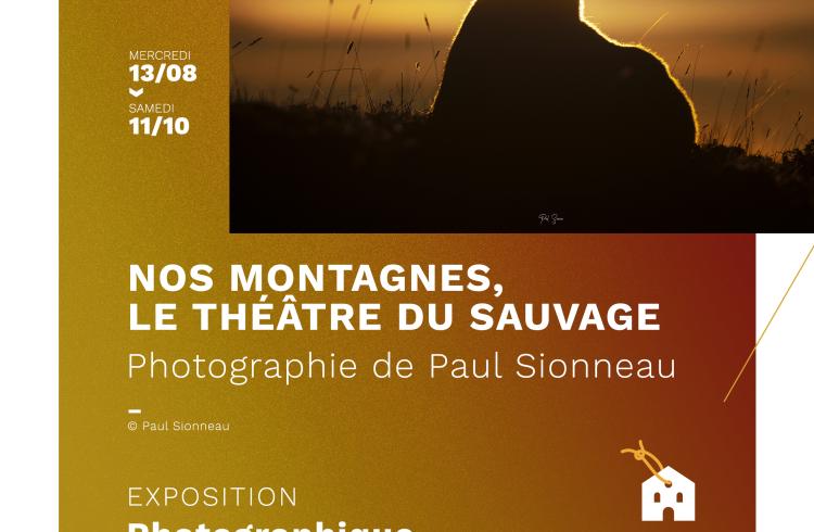 Exposition Nos montagnes, le théâtre du sauvage Paul Sionneau EMBRUN - Exposition Nos montagnes, le théâtre du sauvage Paul Sionneau EMBRUN