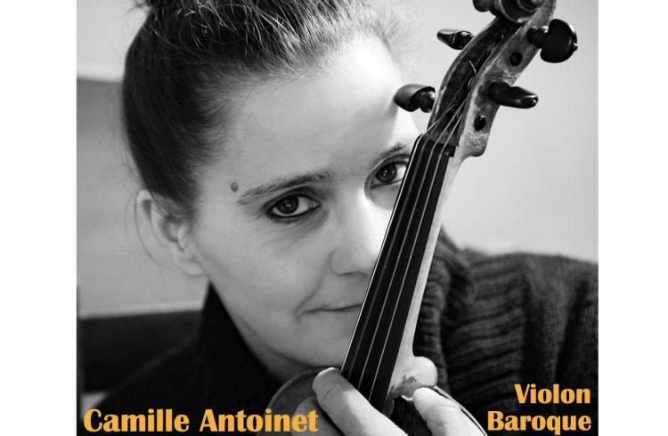 Camille Antoinet violon baroque joue Bach en solo.. - Camille Antoinet violon baroque joue Bach en solo..