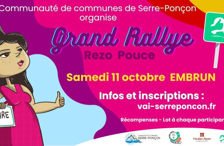 Grand rallye Rezo Pouce "À la conquête de Serre-Ponçon… en stop !" - Grand rallye Rezo Pouce "À la conquête de Serre-Ponçon… en stop !"