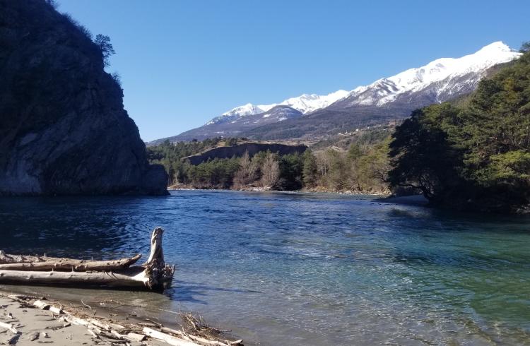 La Durance en hiver La Durance en hiver