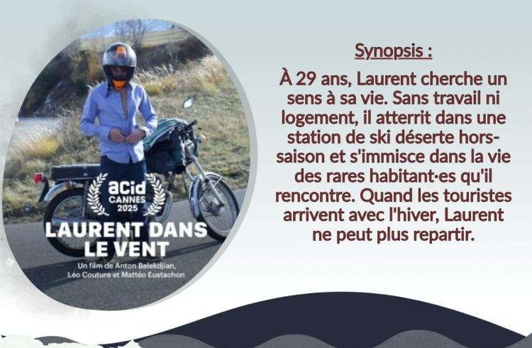 Ciné Rencontre "Laurent dans le vent"_Embrun - Ciné Rencontre "Laurent dans le vent"_Embrun