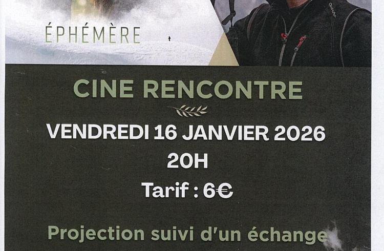 Ciné Rencontre "Michaël Arzur"_Embrun - Ciné Rencontre "Michaël Arzur"_Embrun