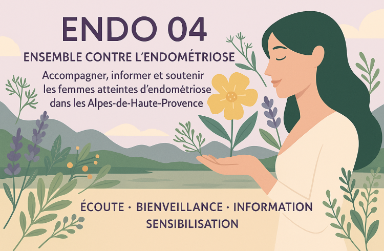 Atelier gestion du stress et endométriose_Seyne - affiche