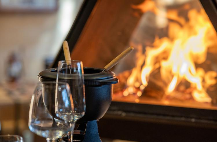 Saveurs d'altitude - Le Sauze - Fondue au coin du feu