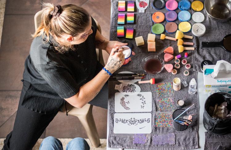 Séances de maquillage - Le Sauze - Séance de maquillage
