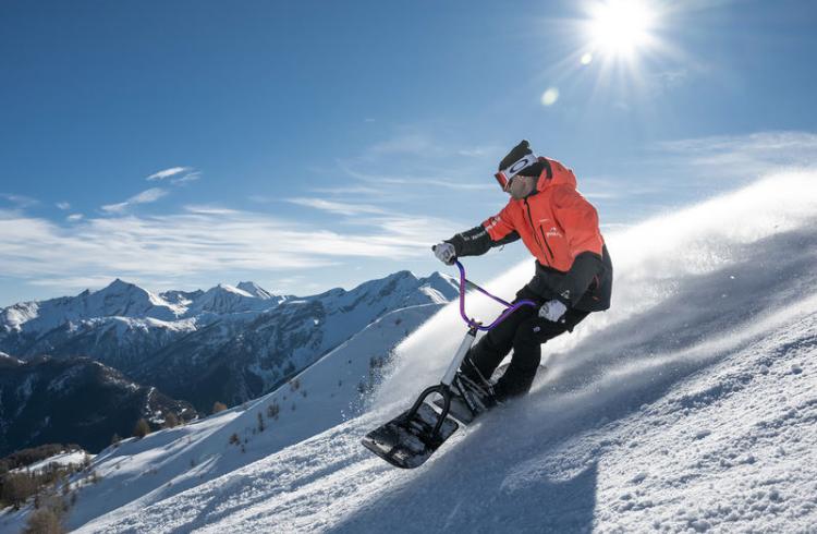 Initiation SnowScoot_Pra Loup 1600 - SnowScoot