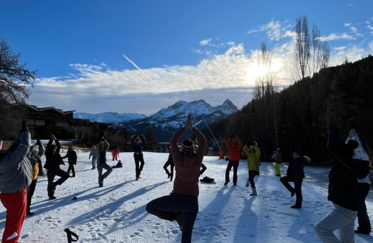 Yoga Raquette - Weekend bien être_Pra Loup 1600