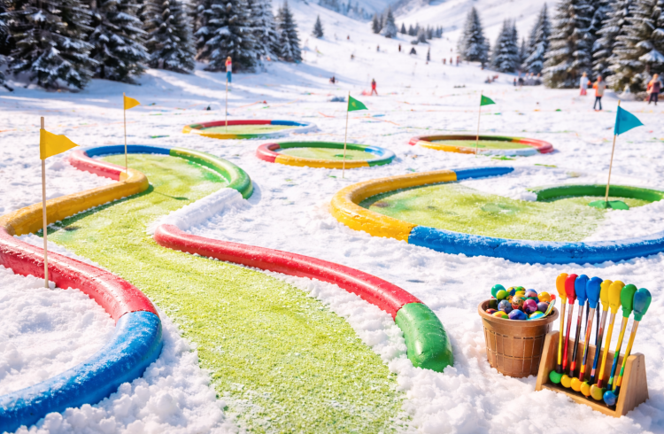 Snow Mini Golf_Pra Loup 1600 - Snow Mini Golf