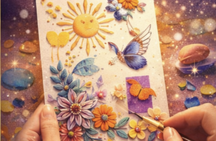 Atelier bien-être créatif "Créer sa carte de guidance & d’intention" EMB - Atelier bien-être créatif "Créer sa carte de guidance & d’intention" EMB