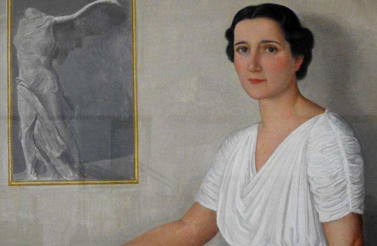 Un jour une œuvre - Barcelonnette - Portrait de Marie-Louise Signoret