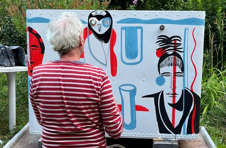 Rencontre avec l'illustrateur et peintre Laurent Corvaisier - Barcelonnette