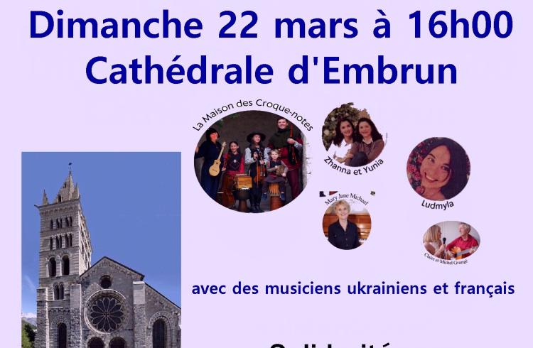 Concert en soutien à l'Ukraine_Embrun - Concert en soutien à l'Ukraine_Embrun