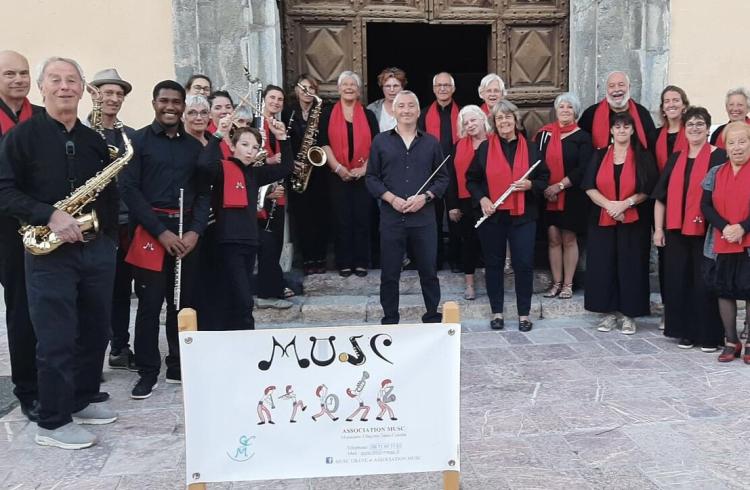 Concertde l'amitié Choeurs des Coteaux d'Azur et MUSC_Jausiers