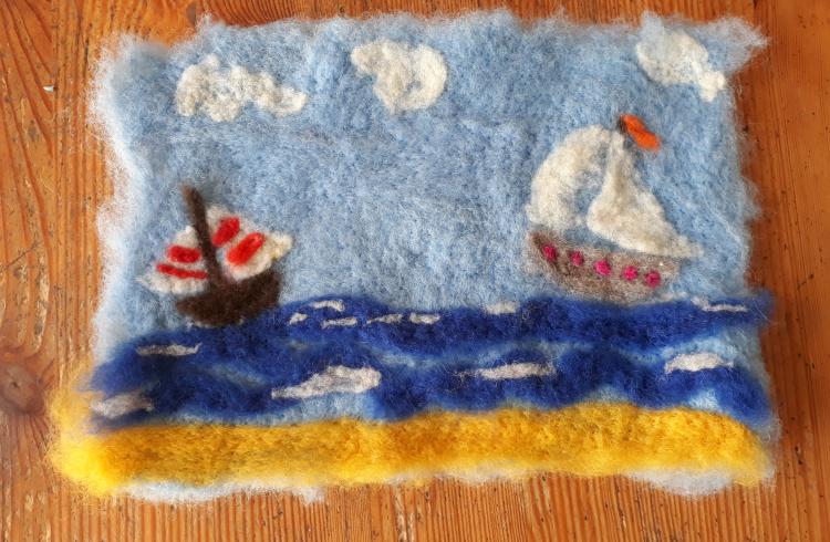 atelier laine feutrée EMB - atelier laine feutrée EMB