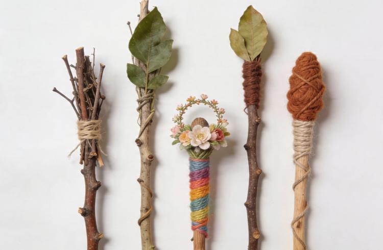 Land Art - Les baguettes magiques - Jausiers