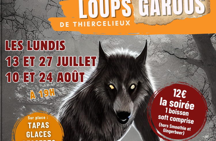 Affiche LOUPS GAROUS été 2026 - Affiche LOUPS GAROUS été 2026