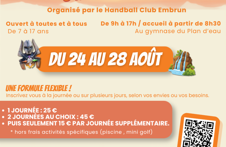 affiche du stage 