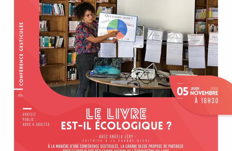 Novembre à la Page - Spectacle/conférence "Le livre est-il écologique ?" EMBRUN - Novembre à la Page - Spectacle/conférence "Le livre est-il écologique ?" EMBRUN