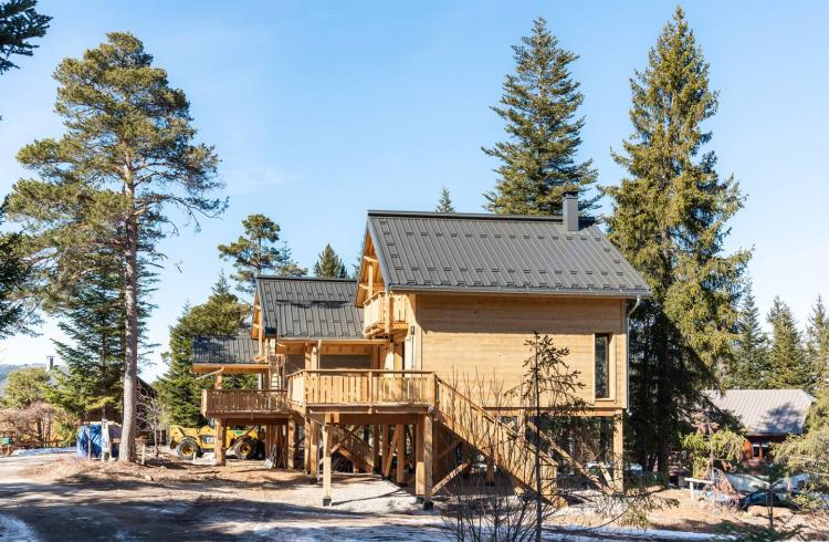 Chalet Cosy Chabanon - Vue des 2 chalets