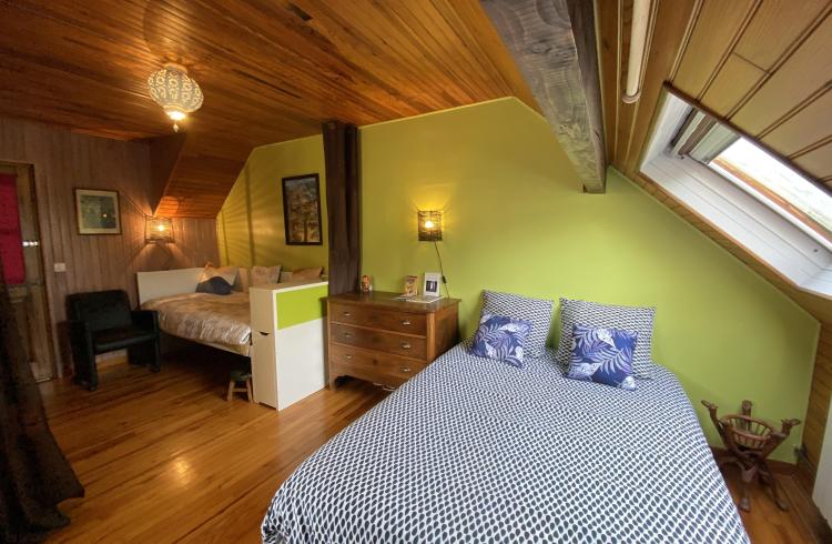 Chambre d'hôtes Bol d'air - Chambre verte Etage 1