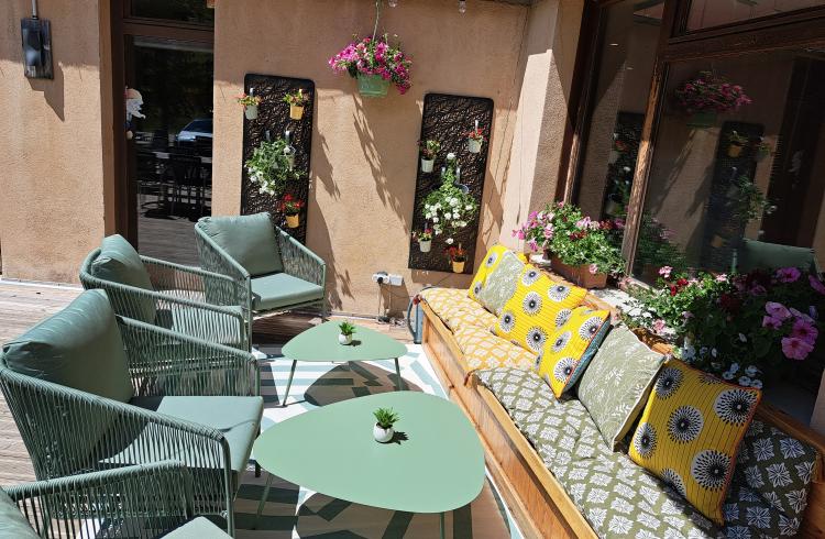 Hôtel-Restaurant Espace - terrasse d'été