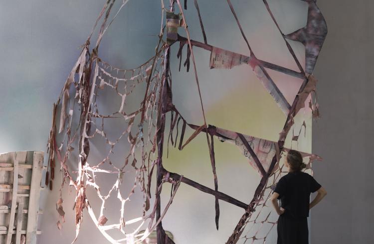 Vue de l’exposition Chant des tempêtes, Centre d’art contemporain Les Capucins, Ville d’Embrun, 2025. - Vue de l’exposition Chant des tempêtes, Centre d’art contemporain Les Capucins, Ville d’Embrun, 2025.