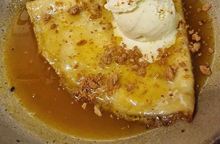 Restaurant Le "Vieux Tilleul", La table - La crêpe Suzette