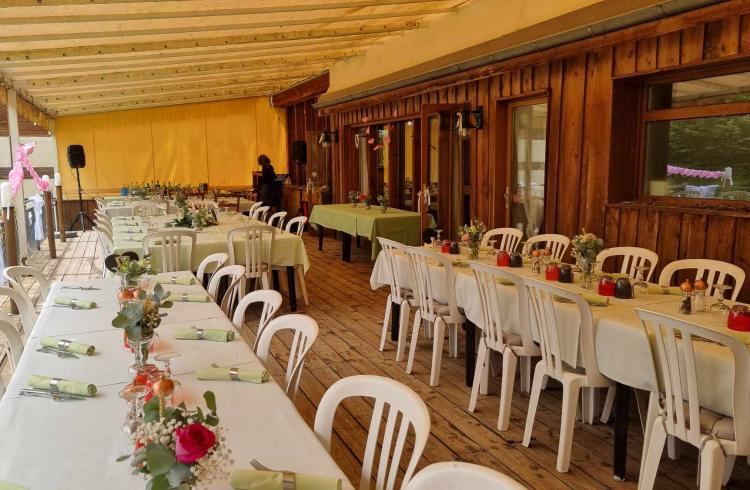 Restaurant Le "Vieux Tilleul", La table - évènements familiaux ou anniversaires