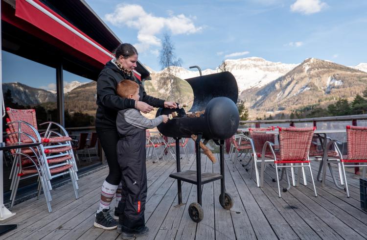 Image - Barbecue au chalet