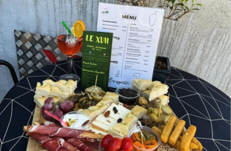Bar restaurant le 17 - planche apéro