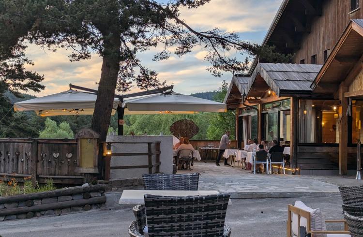 Restaurant Au Coeur de l'Adoux - Dîner en terrasse