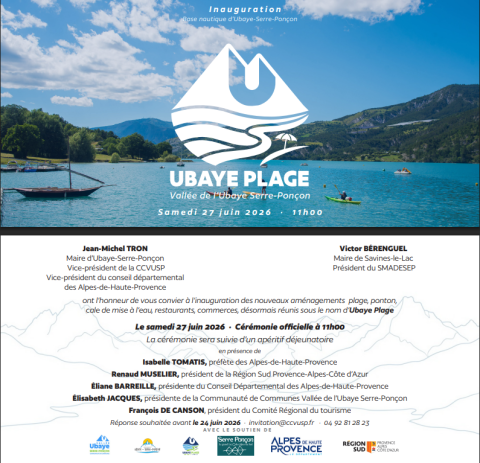 Inauguration Ubaye-Plage